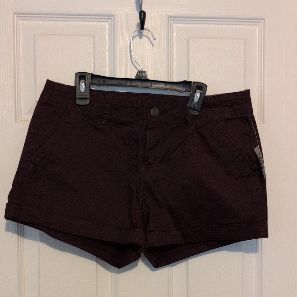 Women's Dark Brown Shorts